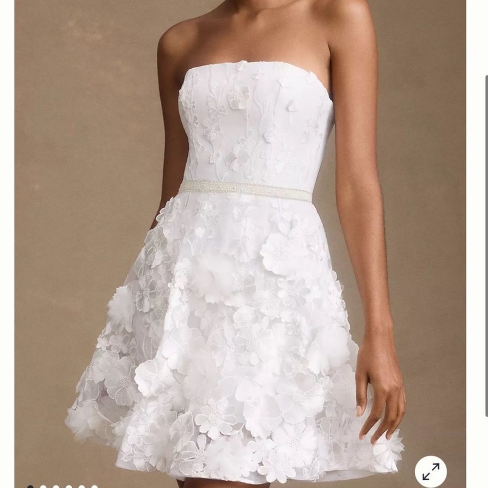 Helsi x Anthropologie Chloe Strapless Fit and Flare Dress